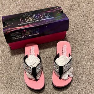 Skechers Light Up Girls Sandals